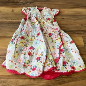 104 cm (3-4 yr) Oilily Floral Wrap Dress